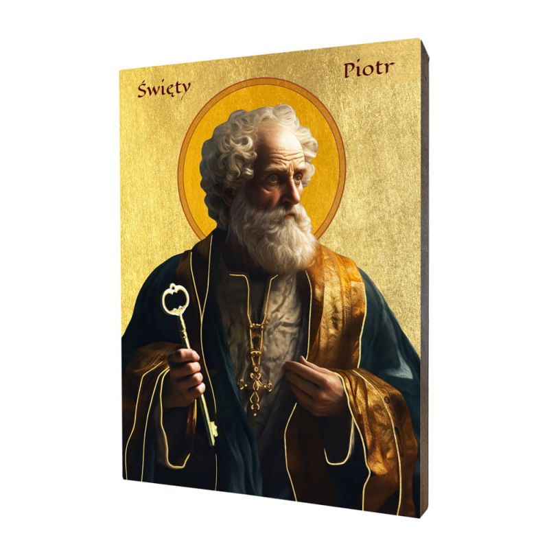Ikona Św. Piotra - Unikalny Prezent Religijny - 