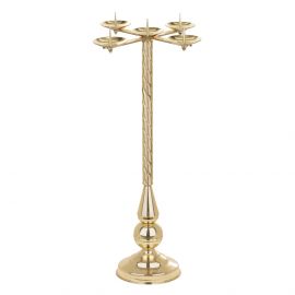 Lichtarz adwentowy na 5 świec - 92 cm - ŚWIECZNIKI / LICHTARZE
