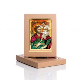 Ikona Święty Krzysztof z Dzieciątkiem Jezus - zdjęcie 4 - Ikona Święty Krzysztof z Dzieciątkiem Jezus