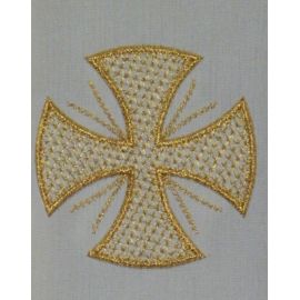 Ornat z lnu - kolory liturgiczne krzyż - zdjęcie 5 - Ornat z lnu - kolory liturgiczne