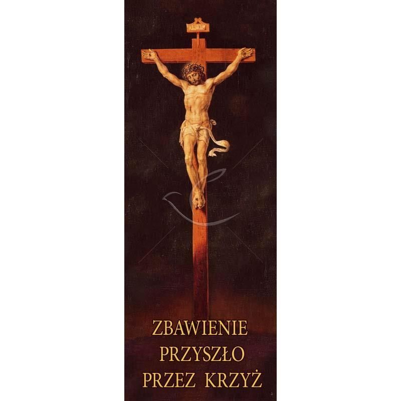 Baner Wielkanocny - Zbawienie przyszło przez krzyż - Baner Wielkanocny - Zbawienie przyszło przez krzyż