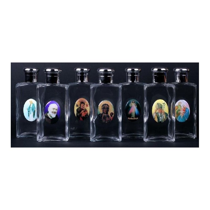 Szklana buteleczka na wodę święconą 100 ml. - Szklana buteleczka na wodę święconą 100 ml.