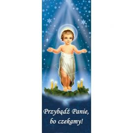 Baner Bożonarodzeniowy - Dzieciątko Jezus - Adwent