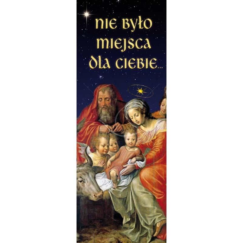Baner Bożonarodzeniowy - Nie było miejsca dla Ciebie - Baner Bożonarodzeniowy - Nie było miejsca dla Ciebie