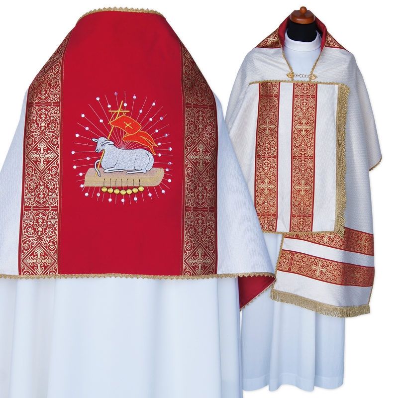 Welon liturgiczny - motyw wielkanocny (2) - Welon liturgiczny - motyw wielkanocny (2)