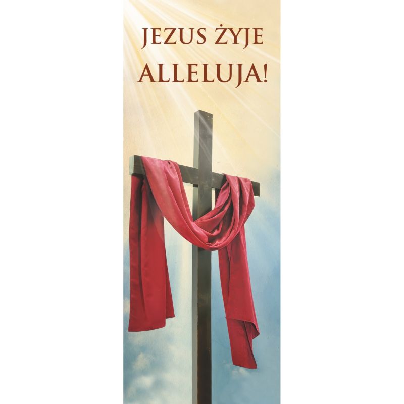Baner na Wielkanoc "Jezus żyje Alleluja!" (30) - Baner na Wielkanoc "Jezus żyje Alleluja!" (30)