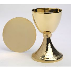 Kielich + patena, pozłacane - 19,5 cm
