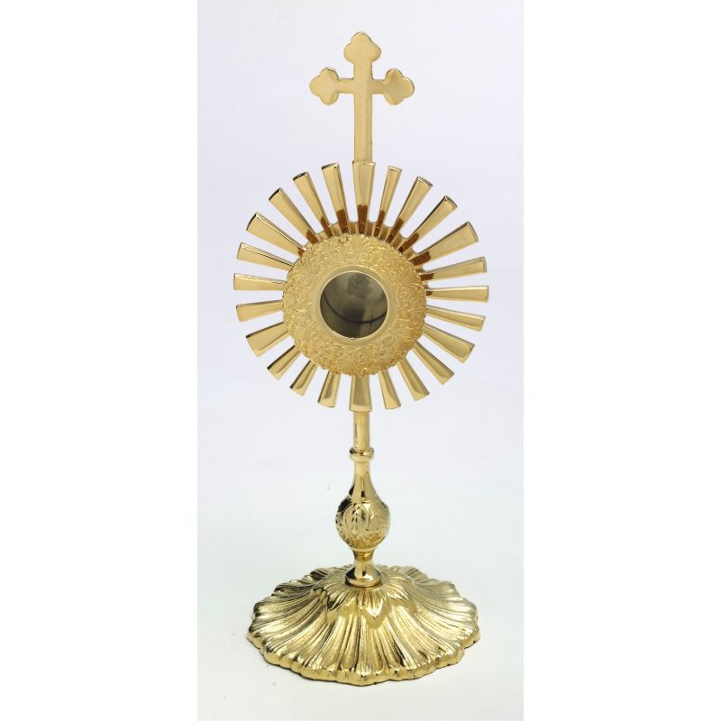 Relikwiarz pozłacany - 32 cm - Relikwiarz pozłacany - 32 cm