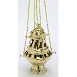 Trybularz mosiężny ze stalową powłoką - 16 cm - TRYBULARZE, ŁÓDKI