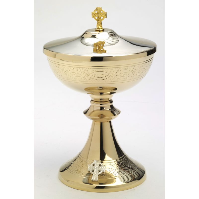 Puszka pozłacana - 23 cm. - Puszka pozłacana - 23 cm.