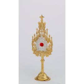 Relikwiarz złocony - 22,5 cm - zdjęcie 2 - Relikwiarz złocony - 22,5 cm