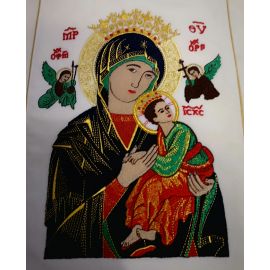 Ornat maryjny Matka Boża Nieustającej Pomocy (M19) - zdjęcie 2 - Ornat maryjny Matka Boża Nieustającej Pomocy (M19)