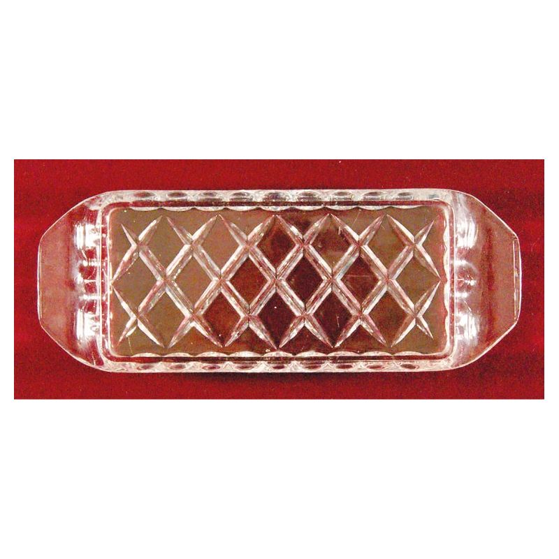 Taca szklana 22x8 cm. - Taca szklana 22x8 cm.