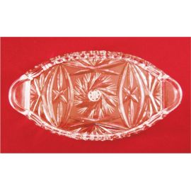 Taca szklana /kryształ - 24x12,5cm.