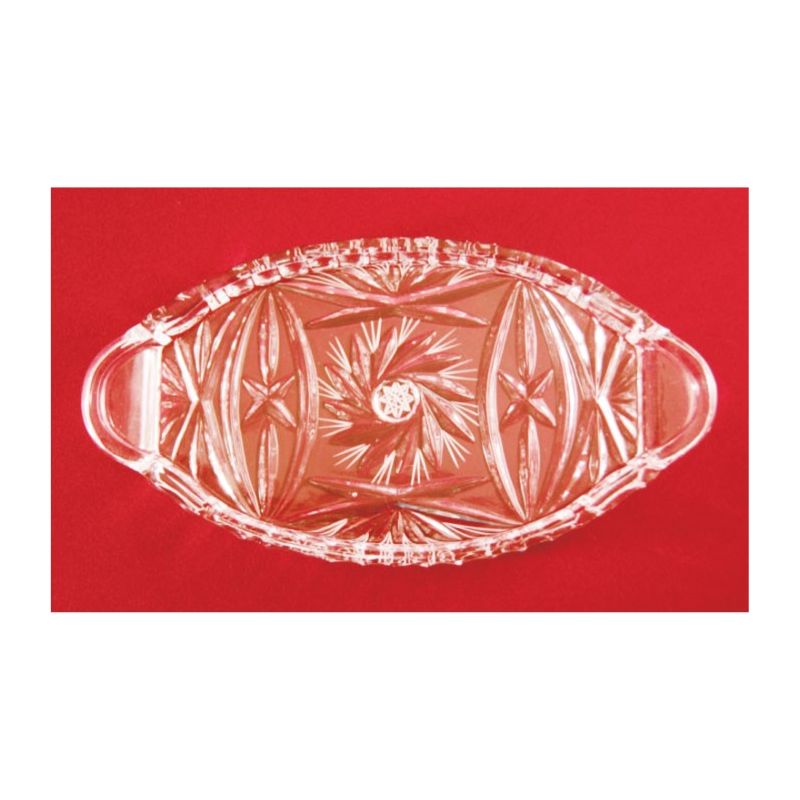 Taca szklana /kryształ - 24x12,5cm. - Taca szklana /kryształ - 24x12,5cm.