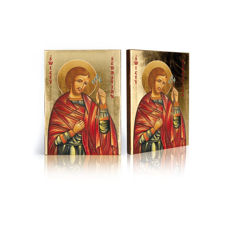 Ikona religijna Święty Sebastian - Ikona religijna Święty Sebastian