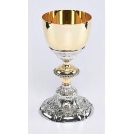 Kielich złoto - srebrno - 22 cm (5)