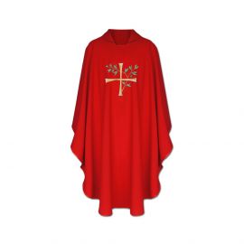 Ornat gotycki Krzyż, kłosy- kolory liturgiczne (2) - zdjęcie 2 - Ornat gotycki Krzyż, kłosy (2)