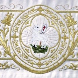 Baldachim haftowany na procesję - zdjęcie 4 - Baldachim haftowany na procesję