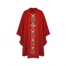 Ornat gotycki IHS - kolory liturgiczne (15) - Ornaty haftowane