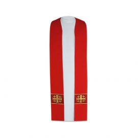 Stuła kapłańska - Krzyż Jerozolimski (1) - zdjęcie 3 - Stuła kapłańska - Krzyż Jerozolimski (1)