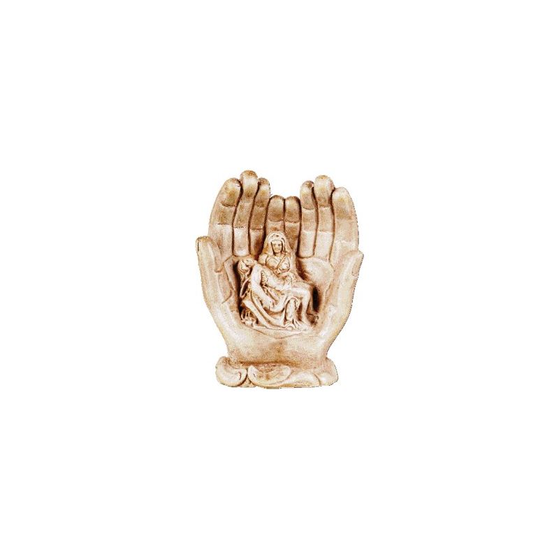 Pieta w dłoniach 14 cm. - Pieta w dłoniach 14 cm.