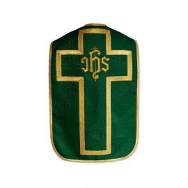 Ornat rzymski IHS - kolory liturgiczne, żakard (29) - zdjęcie 3 - Ornat rzymski - kolory liturgiczne, żakard (29)