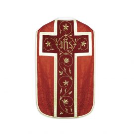 Ornat rzymski IHS - kolory liturgiczne, żakard (34) - zdjęcie 4 - Ornat rzymski IHS - kolory liturgiczne, żakard (34)