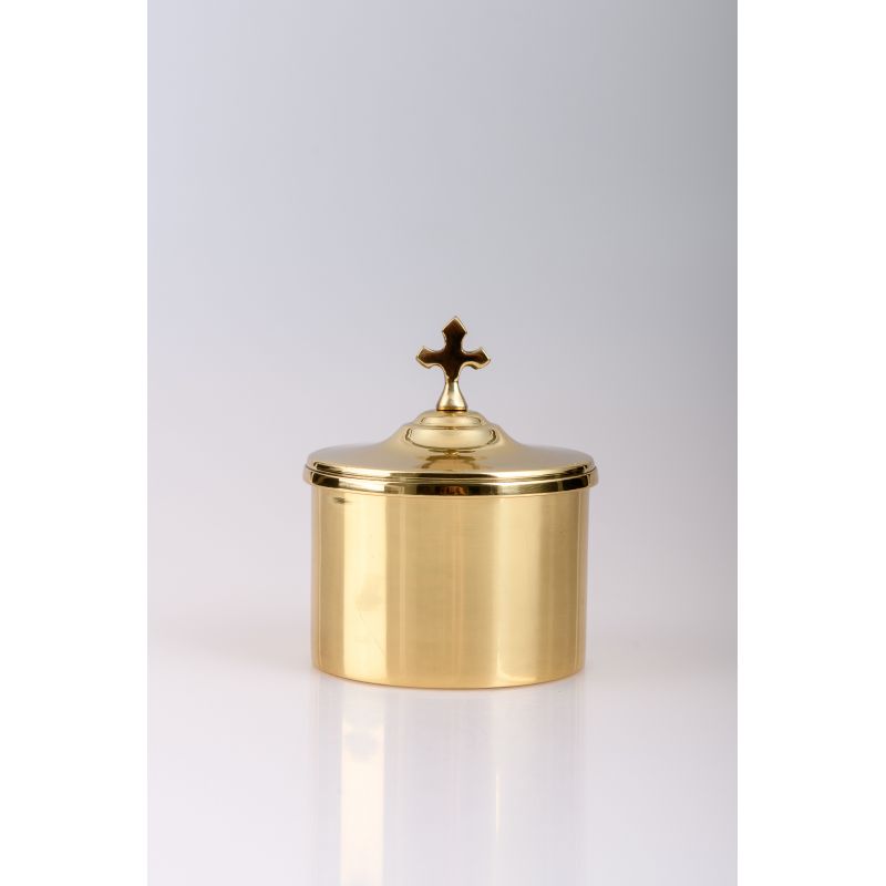 Pojemnik na hostię, pozłacany - h 7cm, Ø 9cm - Pojemnik na hostię, pozłacany - h 7cm, Ø 9cm
