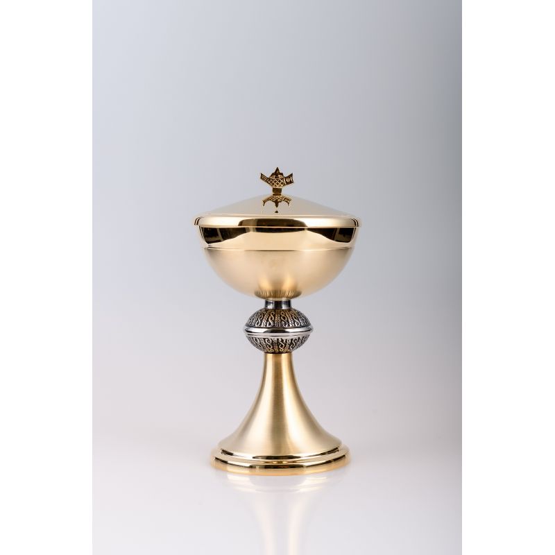 Puszka na komunikanty, mosiężna , pozłacana - 22 cm (31) - Puszka na komunikanty, mosiężna , pozłacana - 22 cm (31)