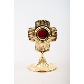 Relikwiarz pozłacany - 13 cm (27) - RELIKWIARZE