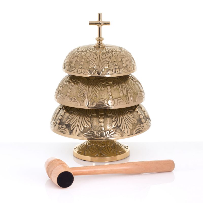 Gong mosiężny 25 cm / 23 cm / 18,5 cm - Gong mosiężny 25 cm / 23 cm / 18,5 cm