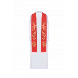 Stuła haftowana - kolory liturgiczne (31) - zdjęcie 3 - Stuła haftowana - kolory liturgiczne (31)