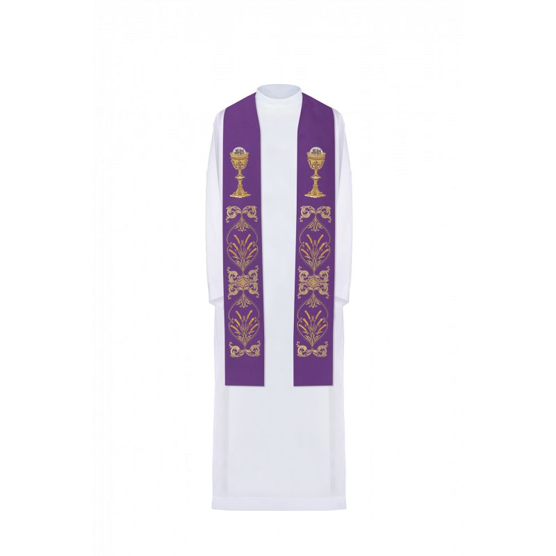 Stuła haftowana - kolory liturgiczne (42) - Stuła haftowana - kolory liturgiczne (42)