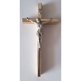 Krzyż drewniany na ścianę - 6,5 cm x 13 cm, jasny brąz (6) - KRZYŻE, KRZYŻYKI