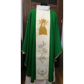 Ornat zielony Matka Boża Licheńska