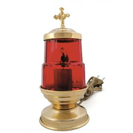 Lampka wieczna, elektryczna, stojąca - 17 cm. - LAMPKI WIECZNE