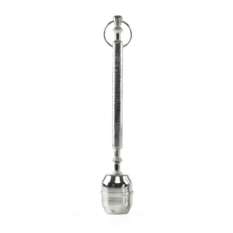 Kropidło metalowe z główką - 24 cm - Kropidło metalowe z główką - 24 cm