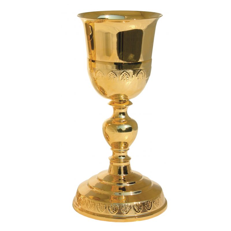 Kielich z ozdobnym wytłoczeniem 21 cm (05) - Kielich z ozdobnym wytłoczeniem 21 cm (05)