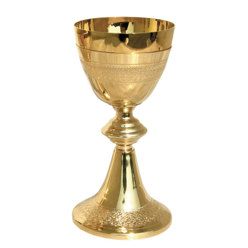 Kielich z ozdobnym wytłoczeniem 20 cm (07) - Kielich z ozdobnym wytłoczeniem 20 cm (07)