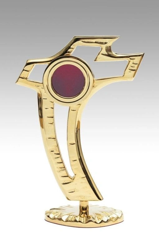 Relikwiarz w kształcie krzyża - 19 cm - Brak kategorii
