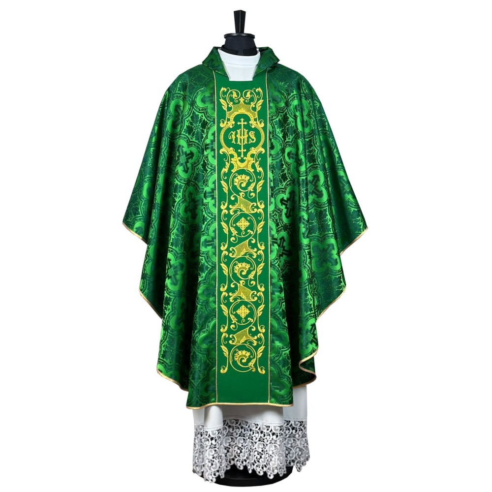 Ornat gotycki IHS  żorżeta - kolory liturgiczne (20)