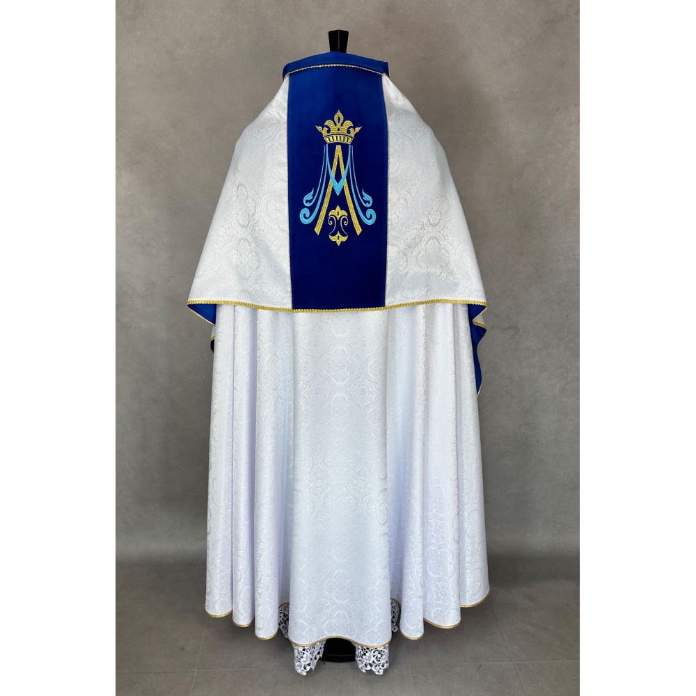 Welon liturgiczny Maryjny haftowany (11) - zdjęcie 2